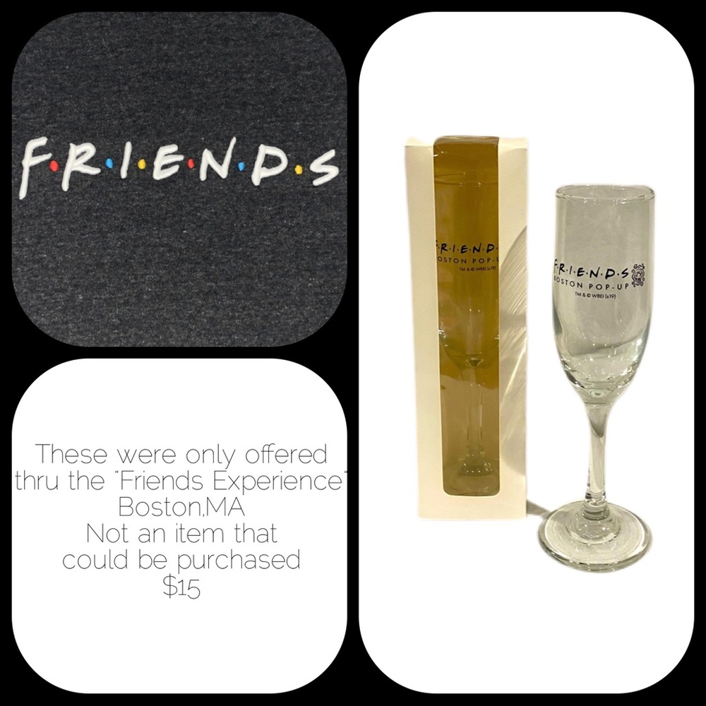 Friends Wine Glasses (2) from Boston Pop Up